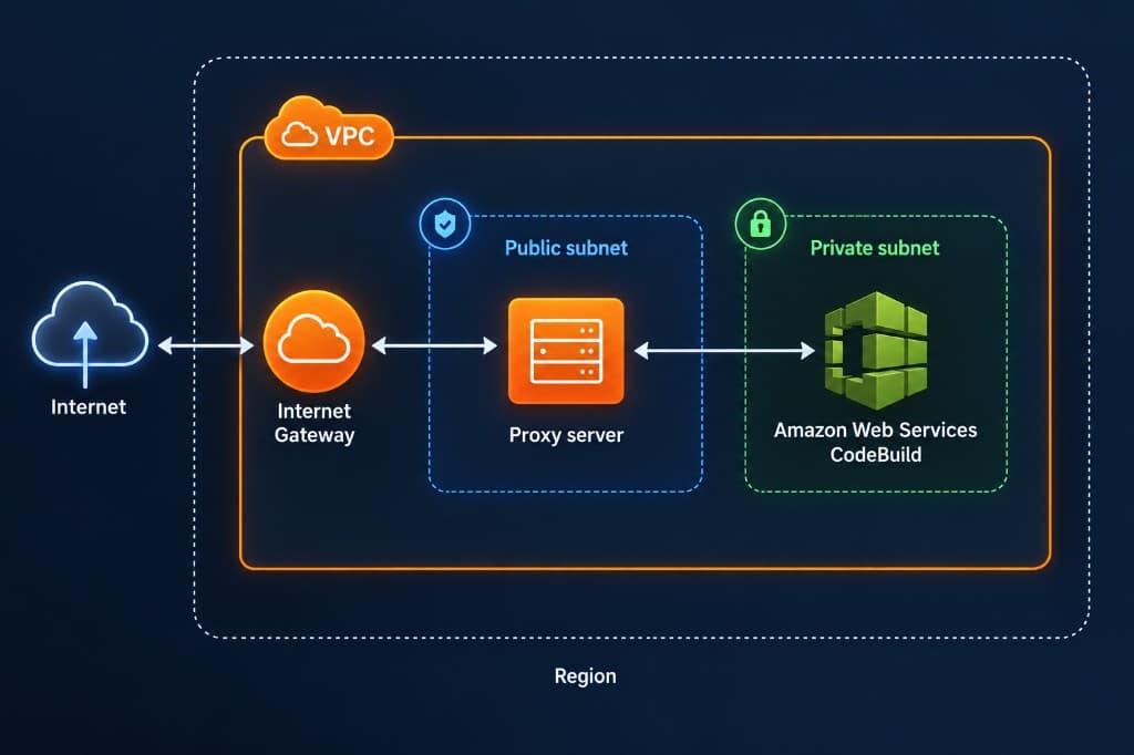 Proxy Manager API — Public gateway to eight private AWS microservices.